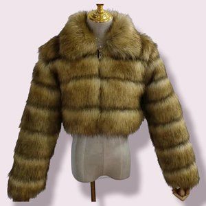 Crop Fur Jacket